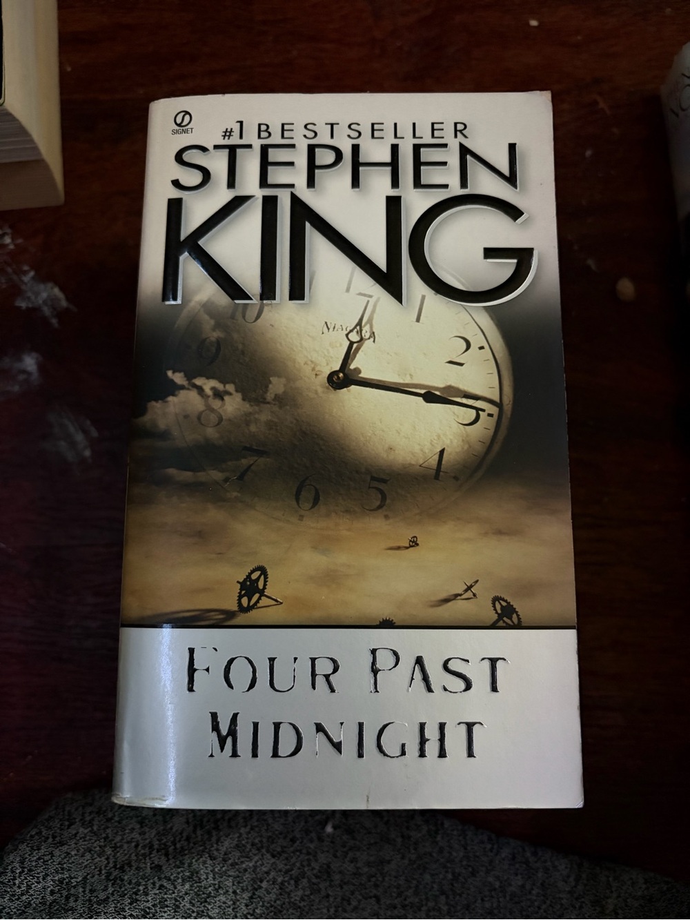 Four Past Midnight Hardcover Book - Cream and Black